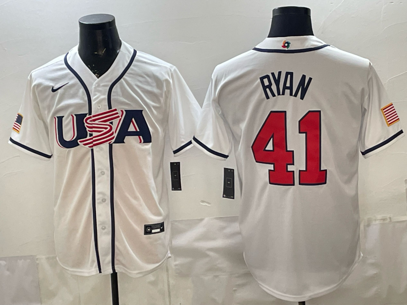 Men 2026 World cup white MLB Nike jersey 0064